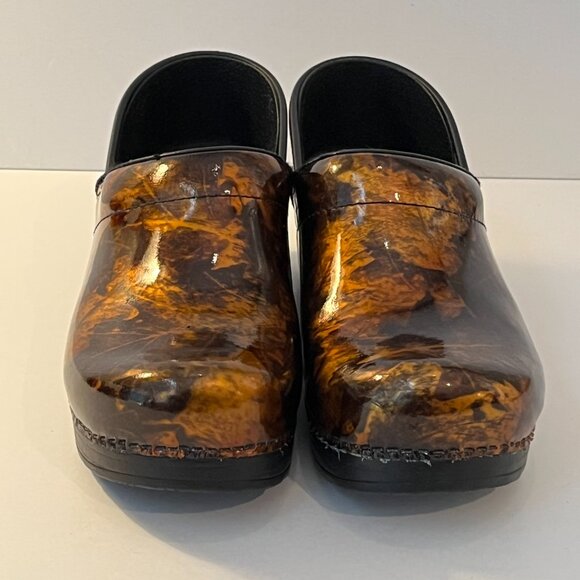 Dansko ABSTRACT Copper Patent Leather Pro CLOG / Professional Nursing Shoes EUR - Picture 1 of 14